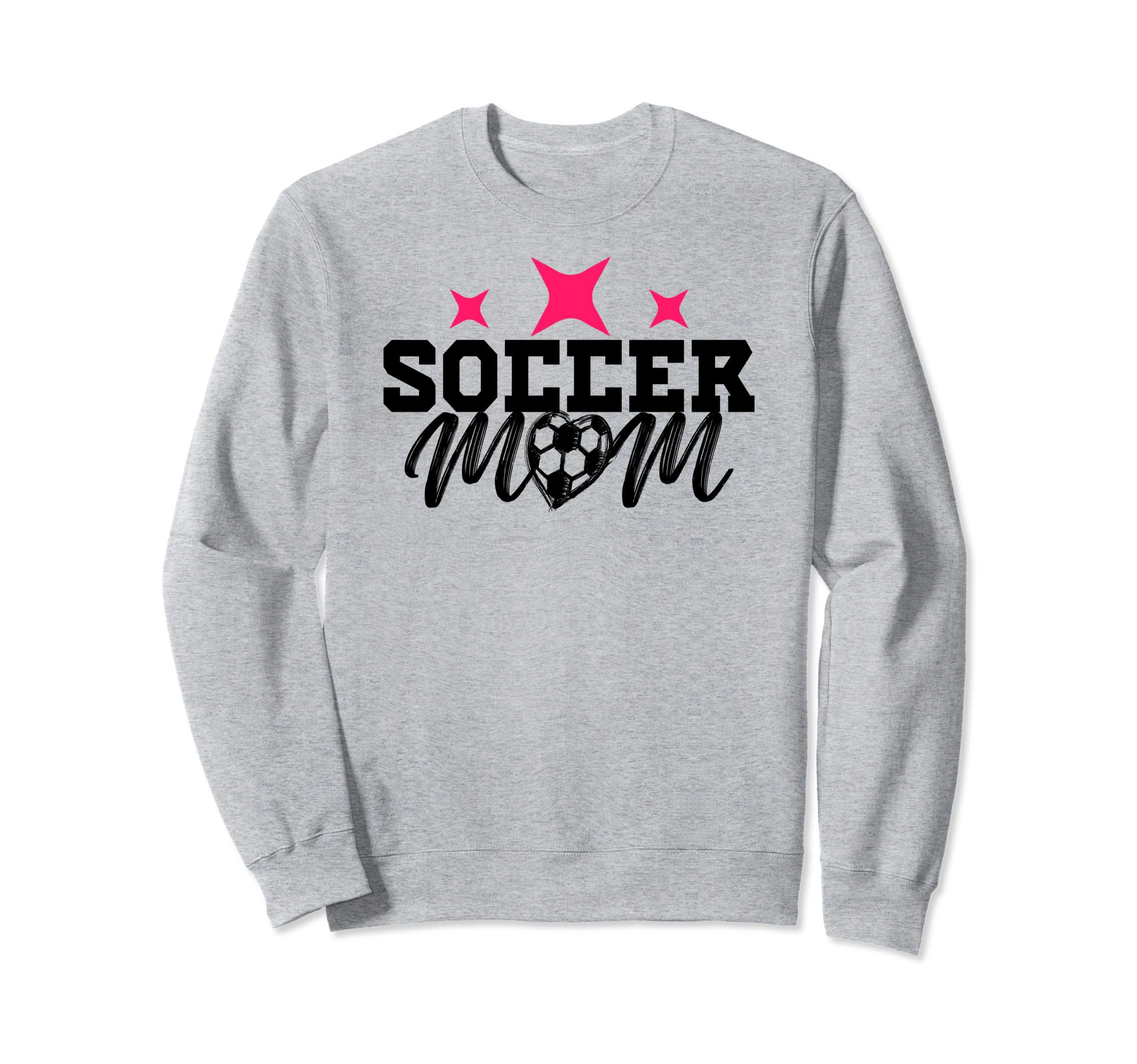 Soccer Mom Funny Illustration Black Sweatshirt - Streetwear Style Unisex - T-Shirt, Sweatshirt, Hoodie