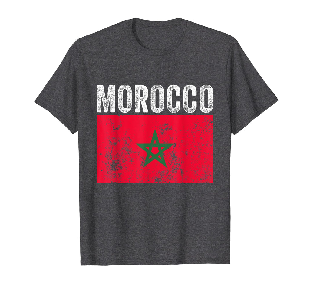 Moorish American Morocco Flag T-Shirt - Casual Everyday Wear Unisex - T-Shirt, Sweatshirt, Hoodie