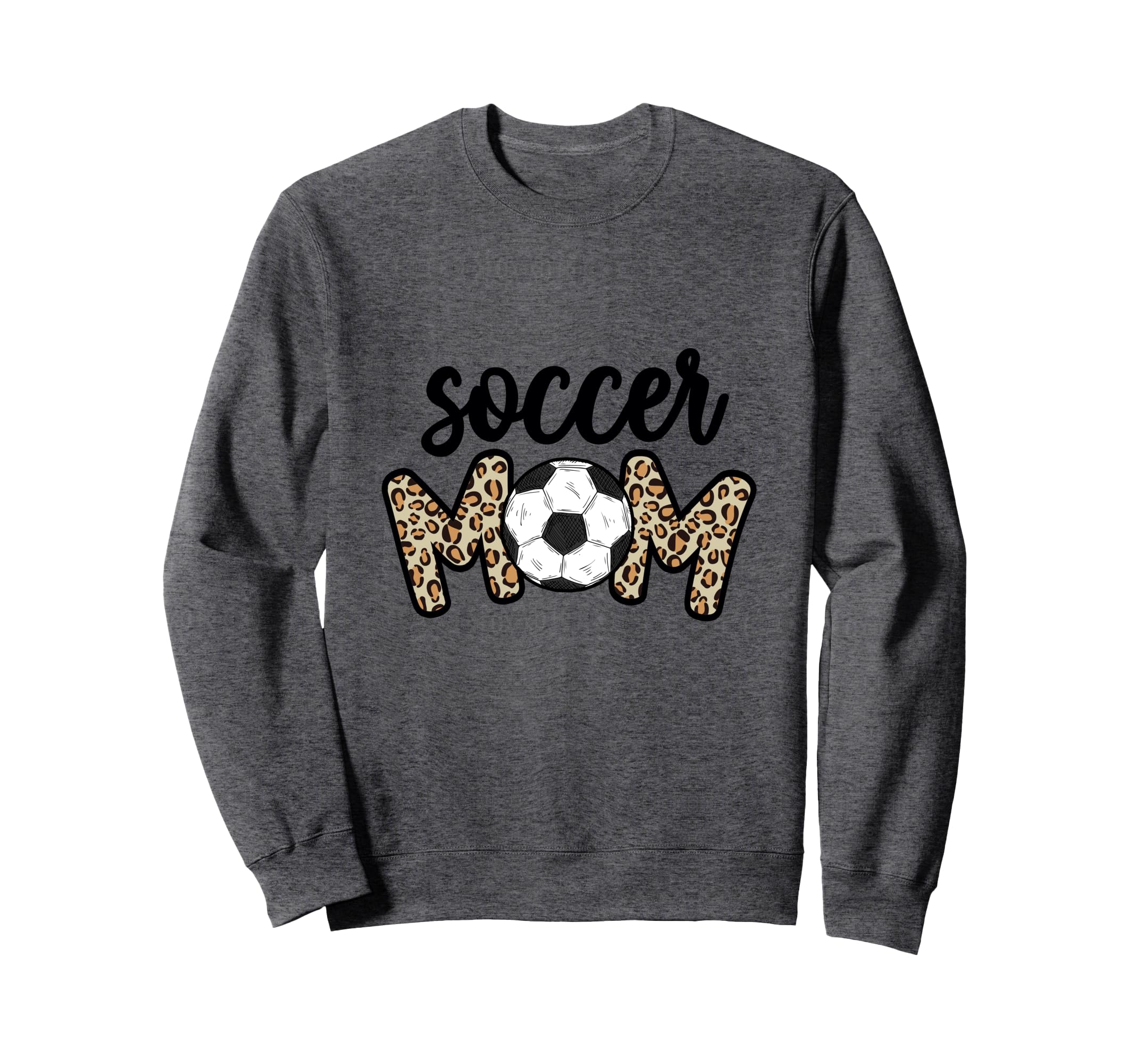Leopard Soccer Mom Soccer Ball Game Sweatshirt - Minimalist Print Unisex - T-Shirt, Sweatshirt, Hoodie