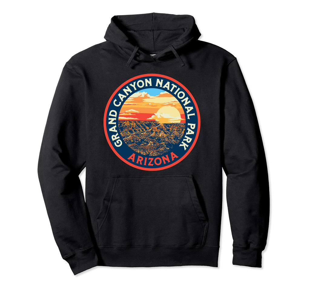 Grand Canyon National Park 80S Hoodie - Fun Novelty Design for Adults - T-Shirt, Sweatshirt, Hoodie