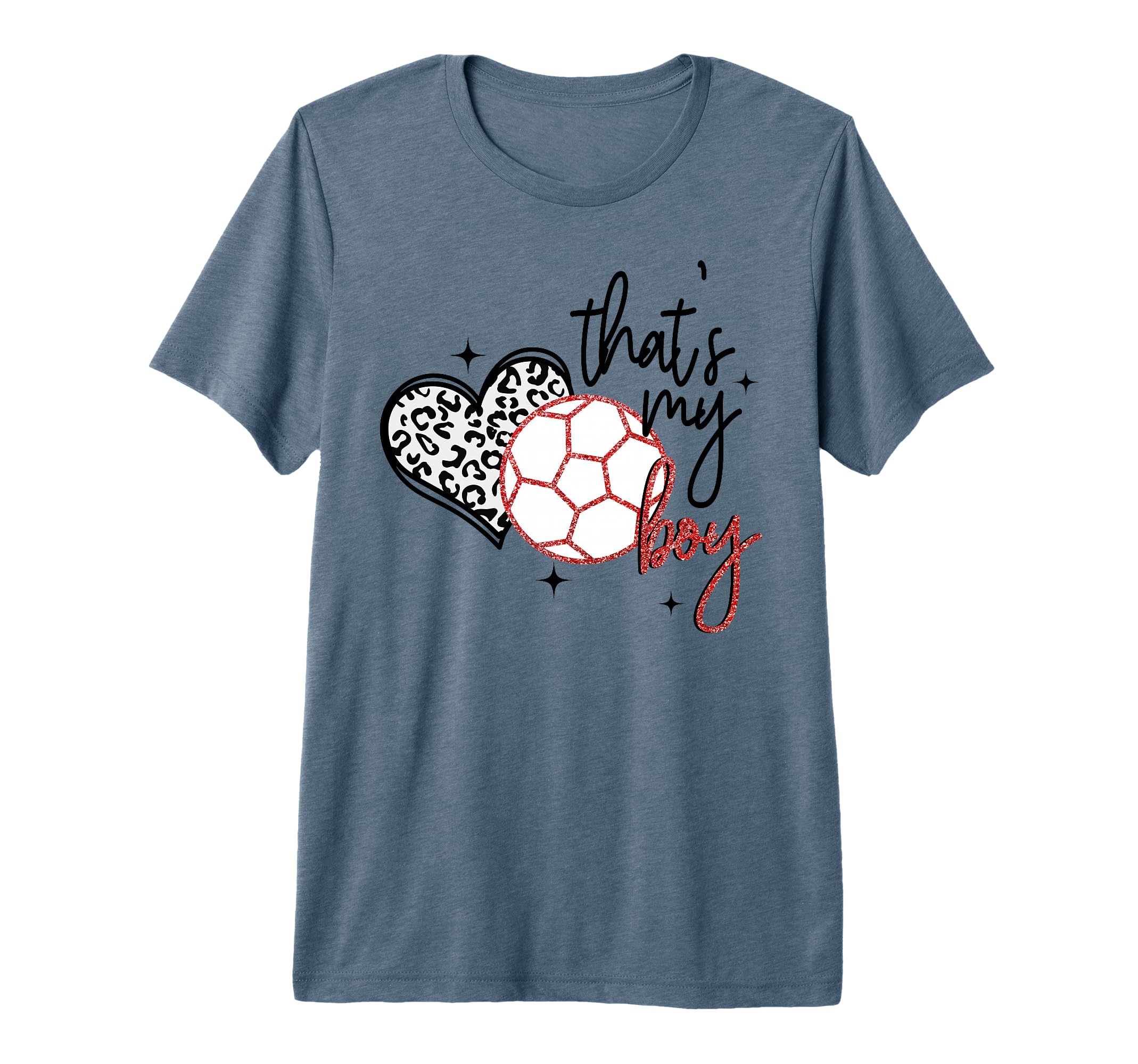 Thats My Leopard Heart Mothers Day T-Shirt - Unique Graphic for Adults - T-Shirt, Sweatshirt, Hoodie