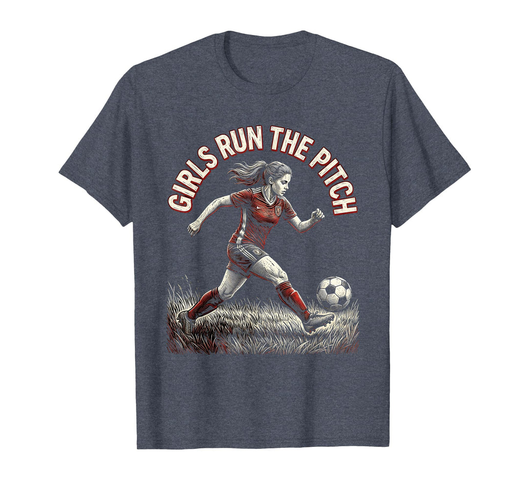 Run Pitch Soccer T-Shirt - Trendy Graphic Men Women - T-Shirt, Sweatshirt, Hoodie
