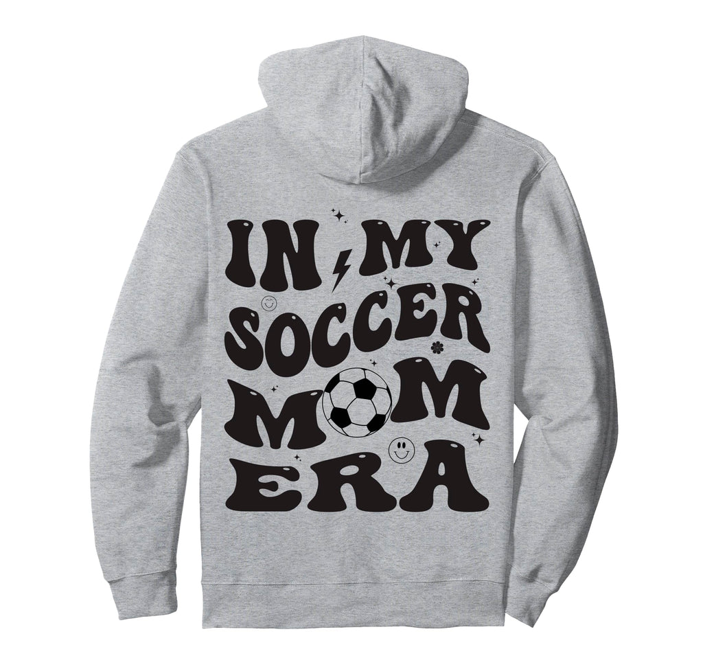 My Soccer Mom Era Groovy Hoodie - Novelty Apparel for Adults - T-Shirt, Sweatshirt, Hoodie