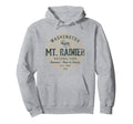 Mount Rainier National Park Hoodie - Graphic Print for Adults - T-Shirt, Sweatshirt, Hoodie
