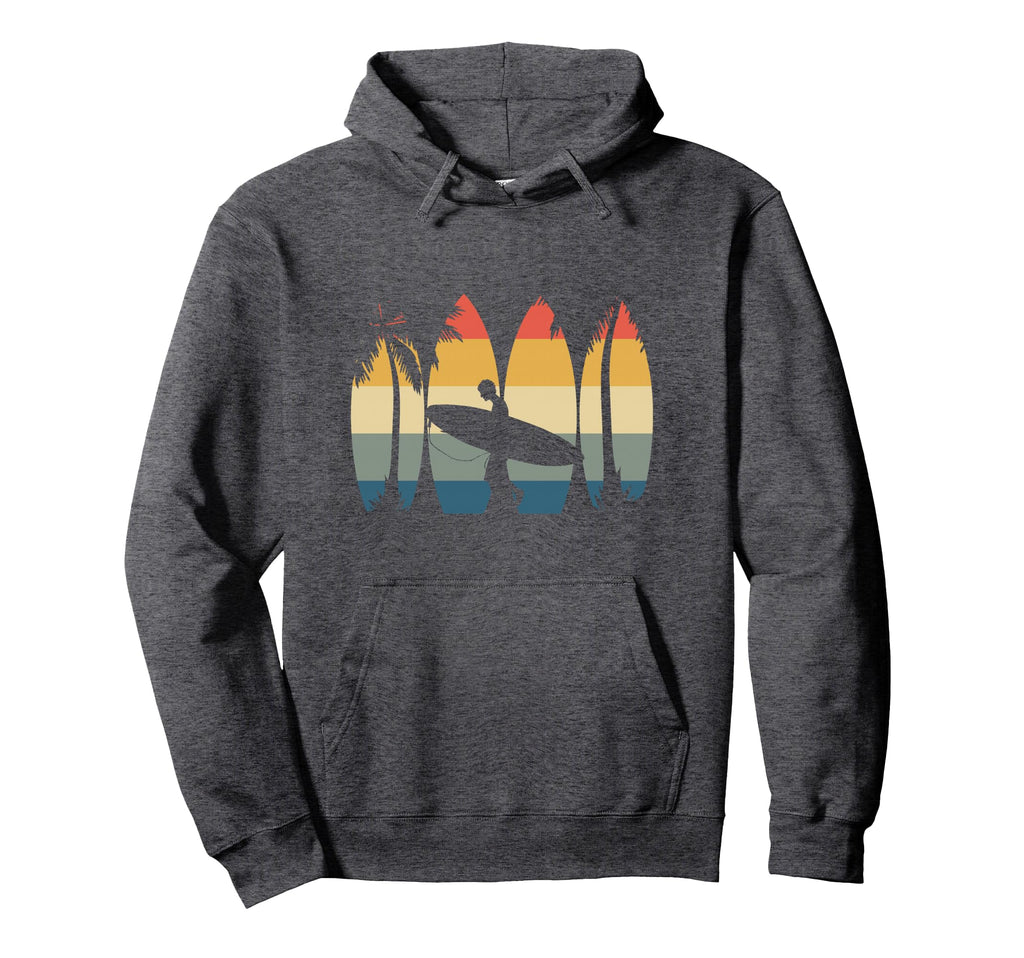 Surfing Surfer Surf Hoodie - Minimalist Print Men Women - T-Shirt, Sweatshirt, Hoodie