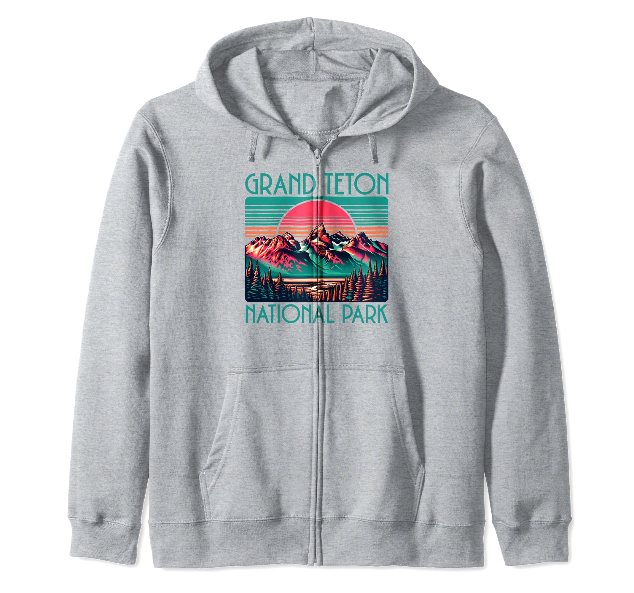 Grand Teton National Park Wyoming Sweatshirt - Trendy Graphic for Adults - T-Shirt, Sweatshirt, Hoodie