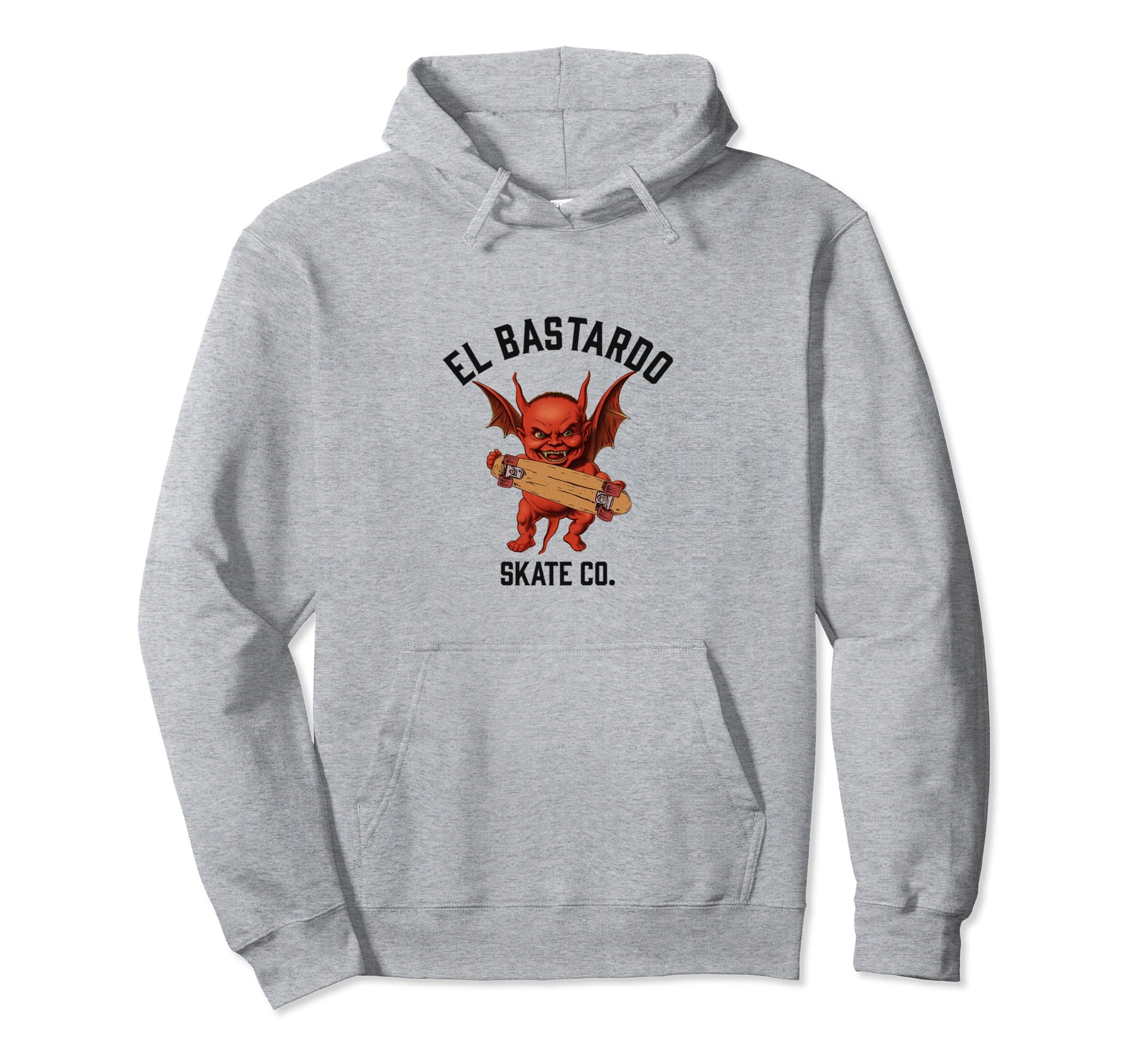 El Bastardo Devil Skate Co Roller Hipster Hoodie - Aesthetic Graphic Unisex - T-Shirt, Sweatshirt, Hoodie