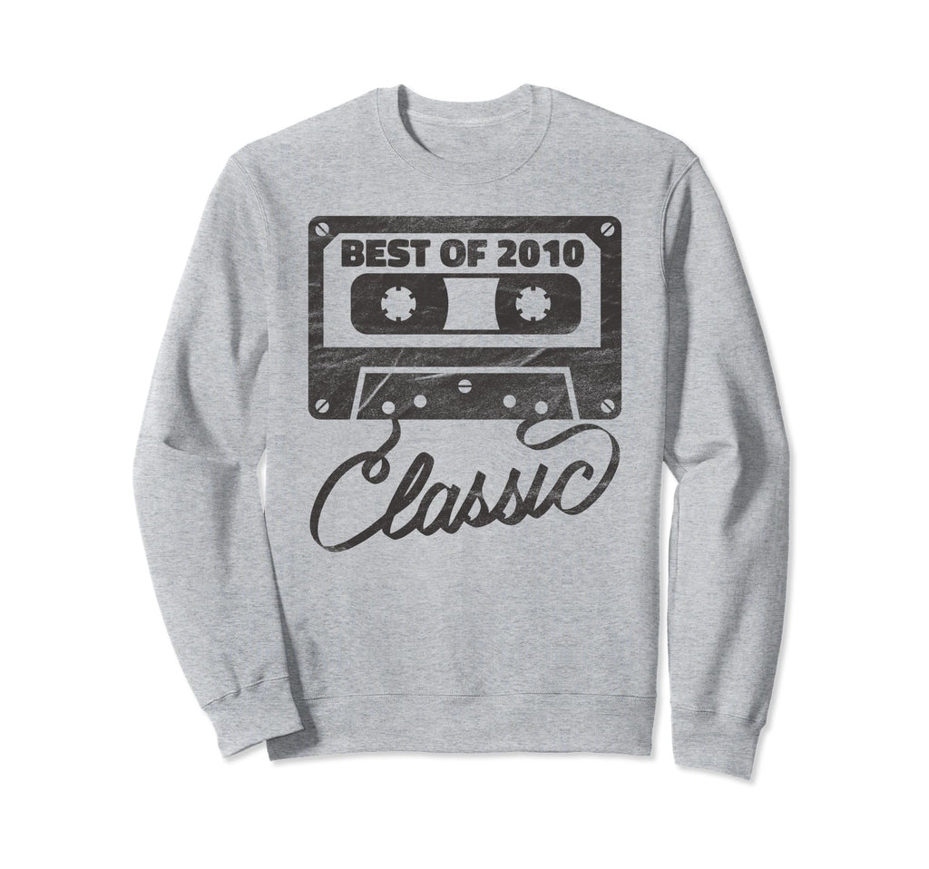 Best 2010 Birthday Gifts Cassette Sweatshirt - Trendy Graphic for Adults - T-Shirt, Sweatshirt, Hoodie