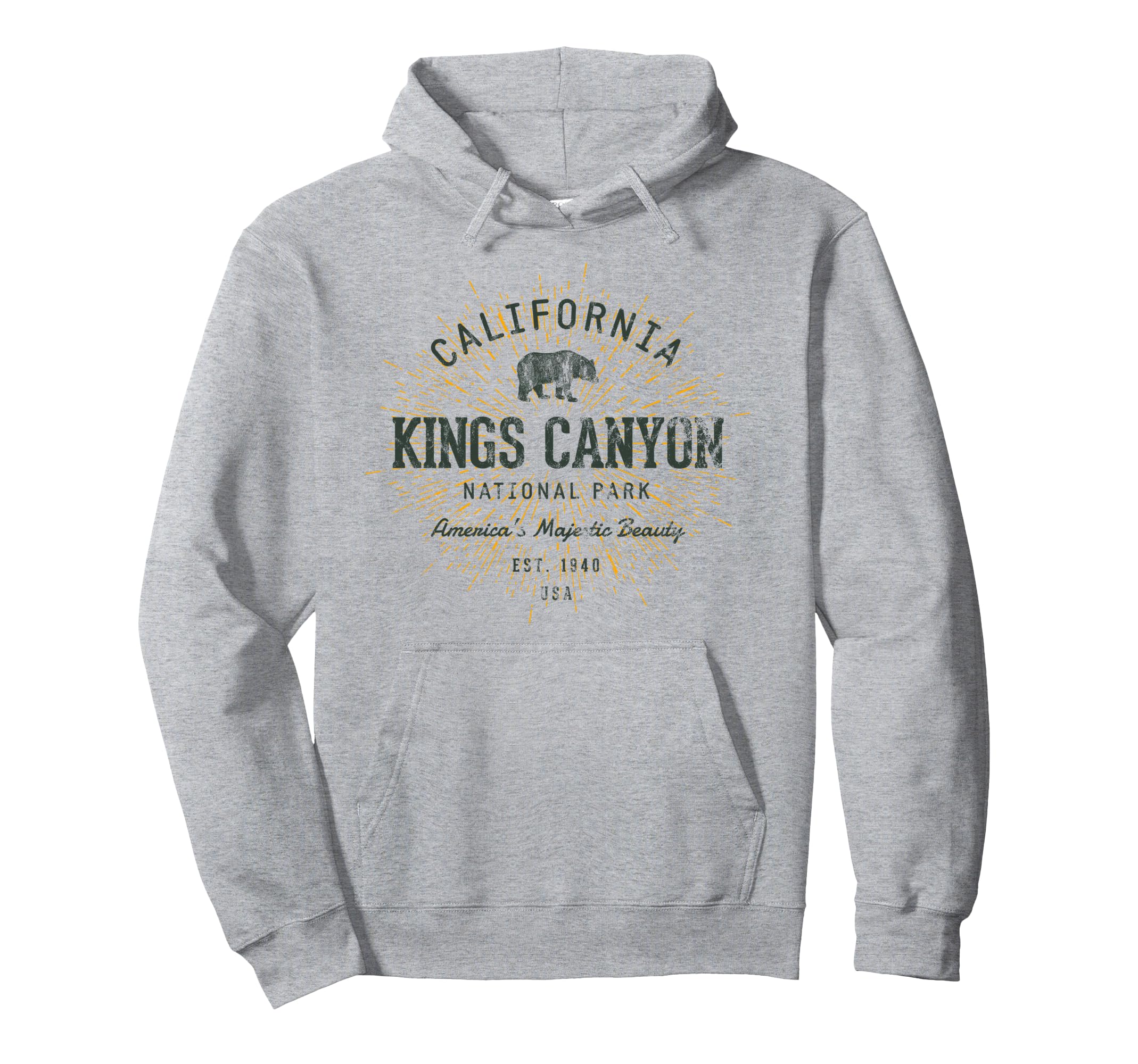 Kings Canyon National Park Hoodie - Fun Novelty Design Unisex - T-Shirt, Sweatshirt, Hoodie