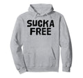 Sucka Free Funny Hip Hop Music Rap Hoodie - Minimalist Print for Adults - T-Shirt, Sweatshirt, Hoodie