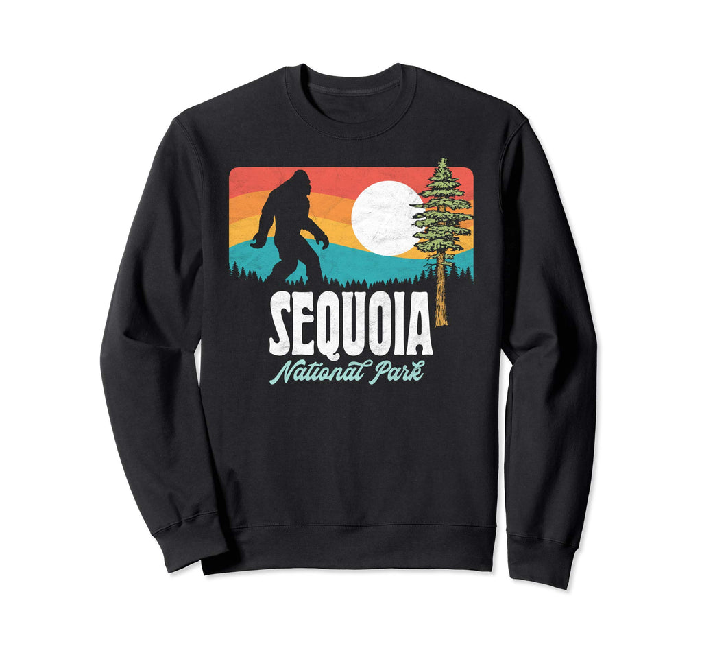 Sequoia National Park Bigfoot Sweatshirt - Unique Graphic for Adults - T-Shirt, Sweatshirt, Hoodie