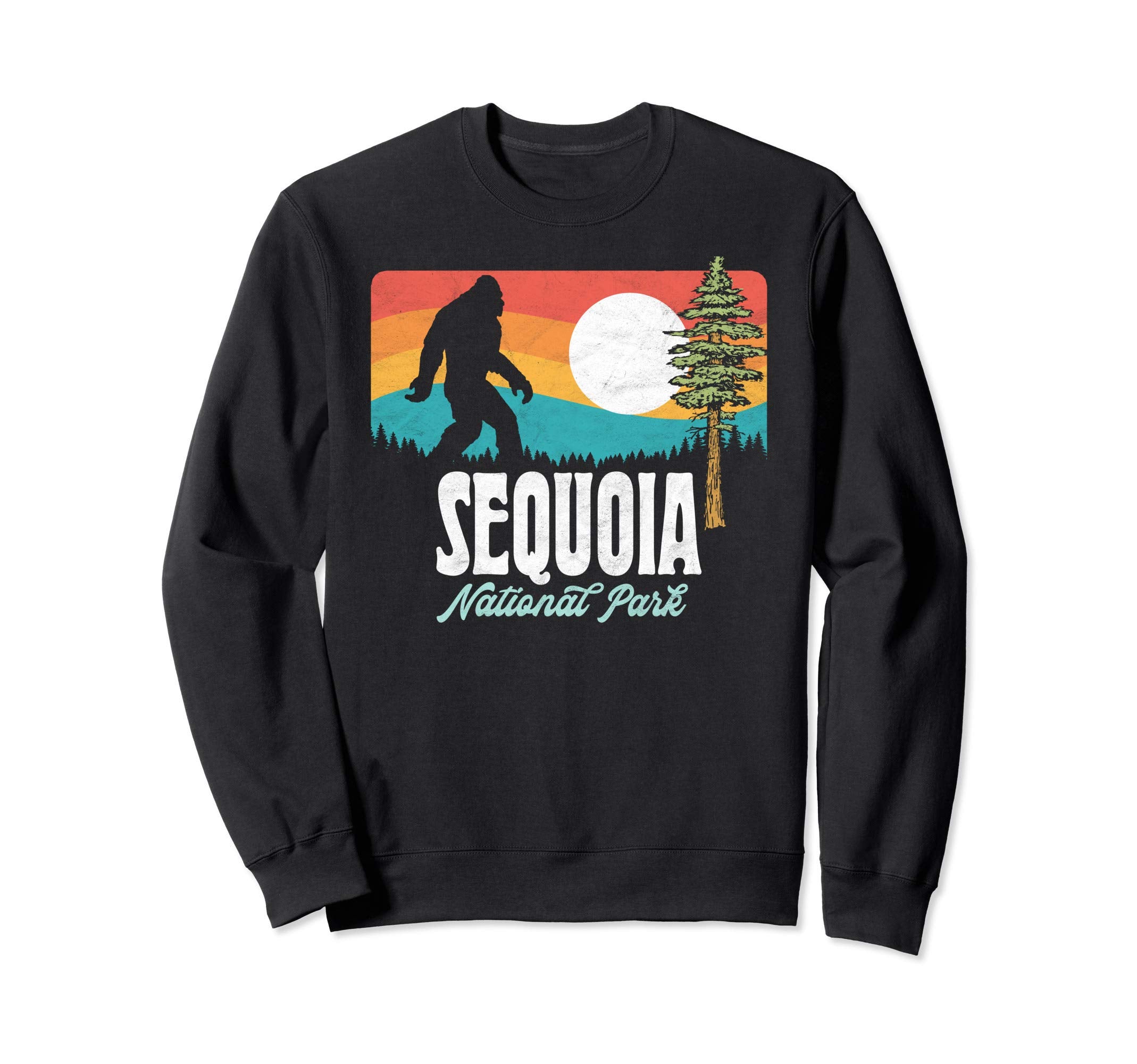 Sequoia National Park Bigfoot Sweatshirt - Unique Graphic for Adults - T-Shirt, Sweatshirt, Hoodie