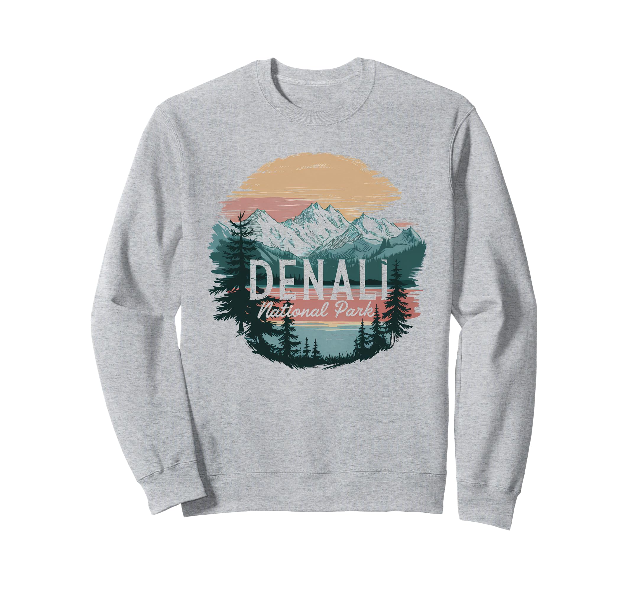Denali Est 1917 Alaska National Park Sweatshirt - Aesthetic Graphic Unisex - T-Shirt, Sweatshirt, Hoodie