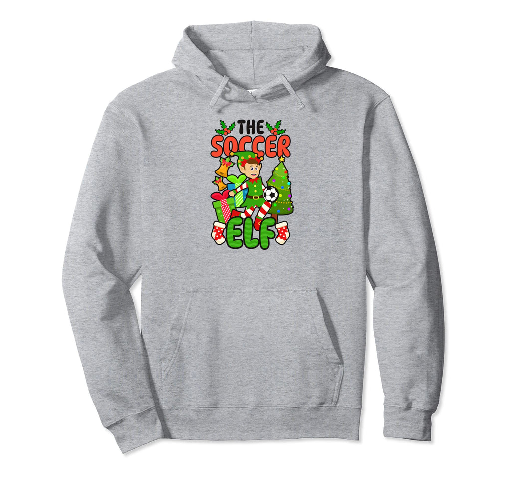 Soccer Elf Soccer Hoodie - Fun Novelty Design for Adults - T-Shirt, Sweatshirt, Hoodie
