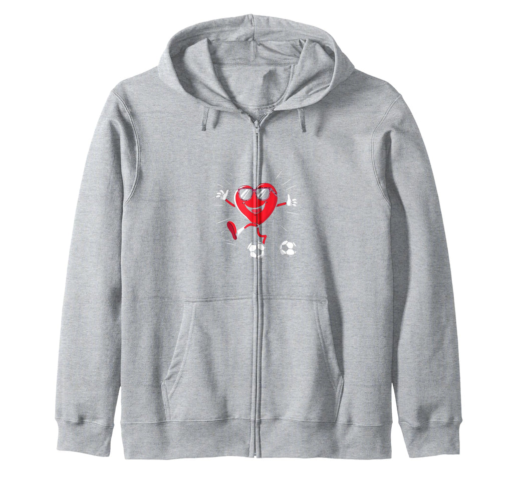 Heart Soccer Gift Hoodie - Novelty Apparel Unisex - T-Shirt, Sweatshirt, Hoodie