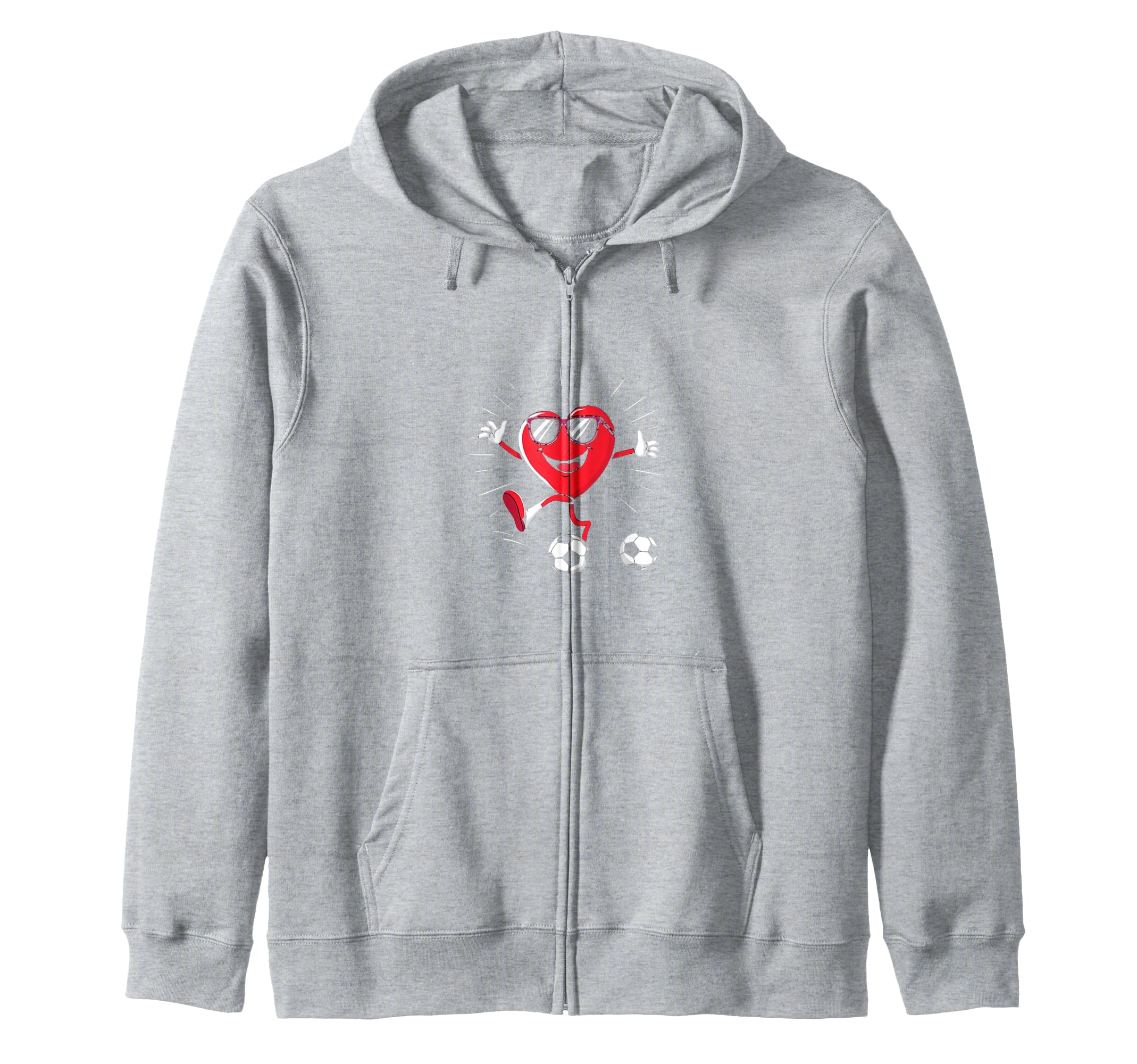 Heart Soccer Gift Hoodie - Novelty Apparel Unisex - T-Shirt, Sweatshirt, Hoodie