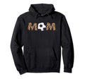 Soccer Ball Mom Leopard Hoodie - Minimalist Print for Adults - T-Shirt, Sweatshirt, Hoodie