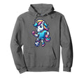 Footballer Unicorn Fans Soccer Team Hoodie - Graphic Print for Adults - T-Shirt, Sweatshirt, Hoodie