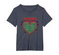 My Heart Is That Field Soccer Fan T-Shirt - Minimalist Print Unisex - T-Shirt, Sweatshirt, Hoodie