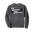 Soccer Mama Soccer Mom Checkered Sweatshirt - Aesthetic Graphic Men Women - T-Shirt, Sweatshirt, Hoodie