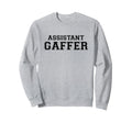 Assistant Gaffer Funny Soccer Coach Sweatshirt - Trendy Graphic Men Women - T-Shirt, Sweatshirt, Hoodie