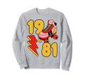1980 Roller Skate 80S Nostalgia Sweatshirt - Fun Novelty Design Unisex - T-Shirt, Sweatshirt, Hoodie