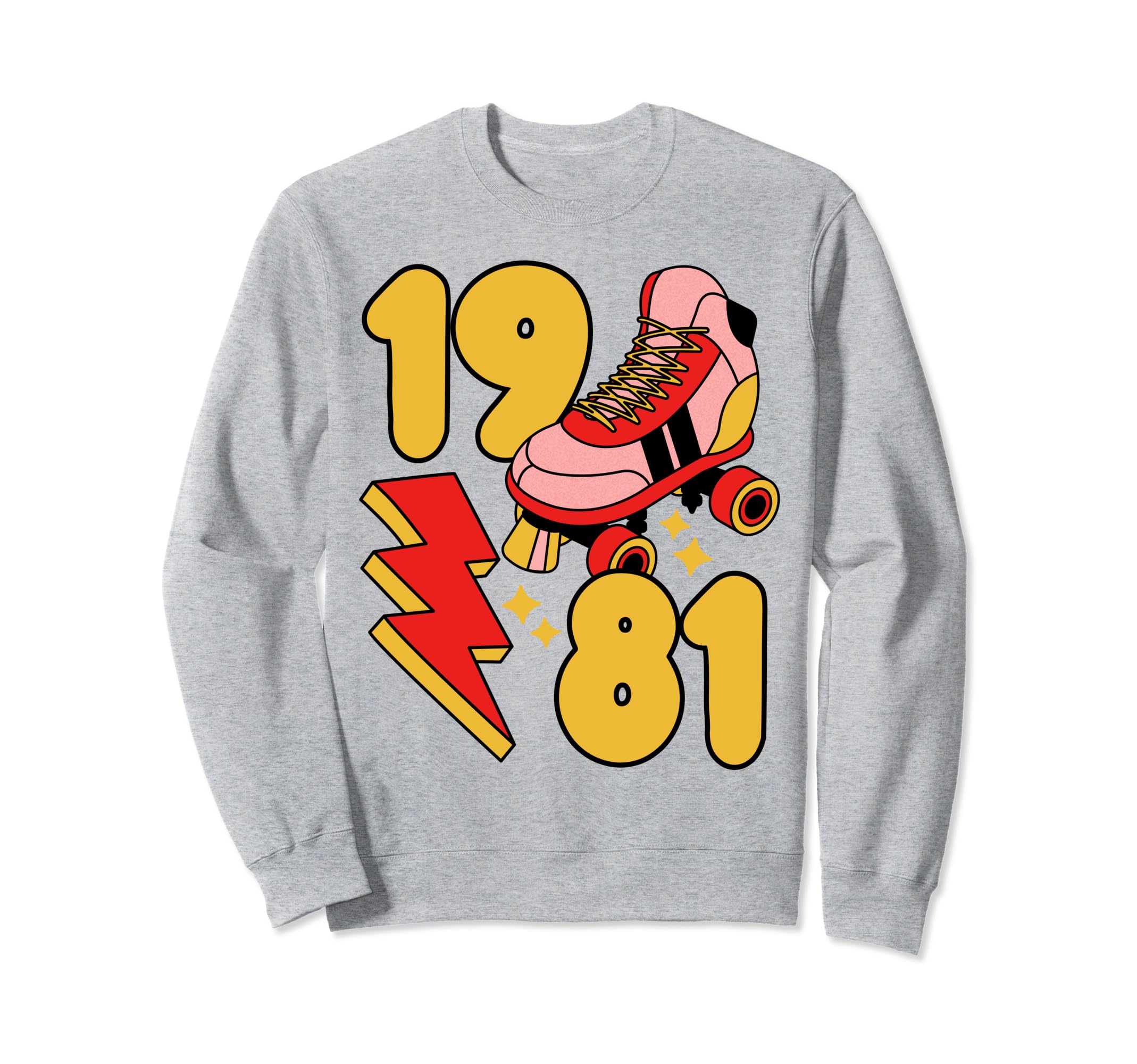 1980 Roller Skate 80S Nostalgia Sweatshirt - Fun Novelty Design Unisex - T-Shirt, Sweatshirt, Hoodie
