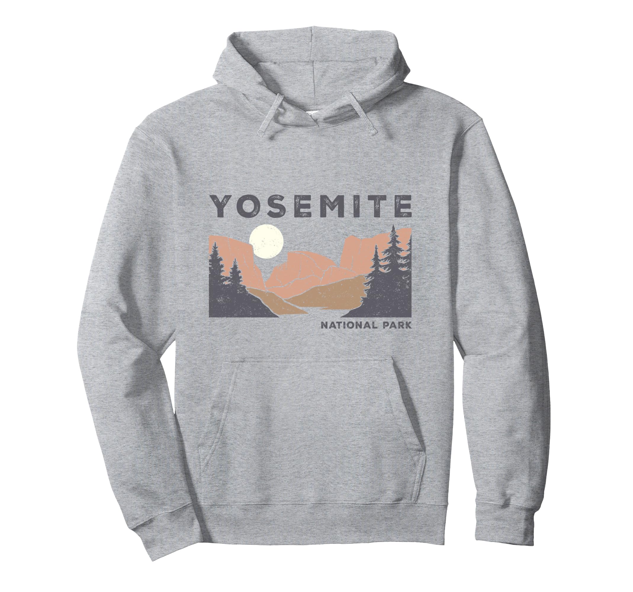 Yosemite Half Dome National Park Hoodie - Custom Art Print Men Women - T-Shirt, Sweatshirt, Hoodie