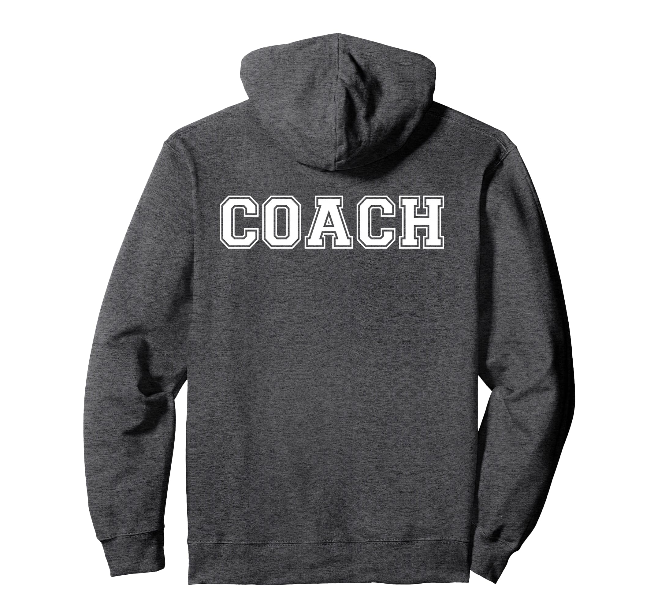 Coach Logo Lettering Back Hoodie - Custom Art Print Men Women - T-Shirt, Sweatshirt, Hoodie