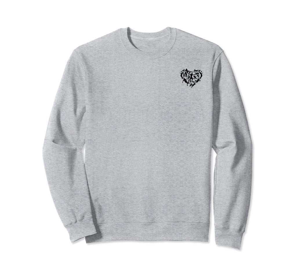 Playing Soccer Heart Soccer Player Sweatshirt - Streetwear Style Unisex - T-Shirt, Sweatshirt, Hoodie