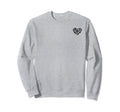 Playing Soccer Heart Soccer Player Sweatshirt - Streetwear Style Unisex - T-Shirt, Sweatshirt, Hoodie