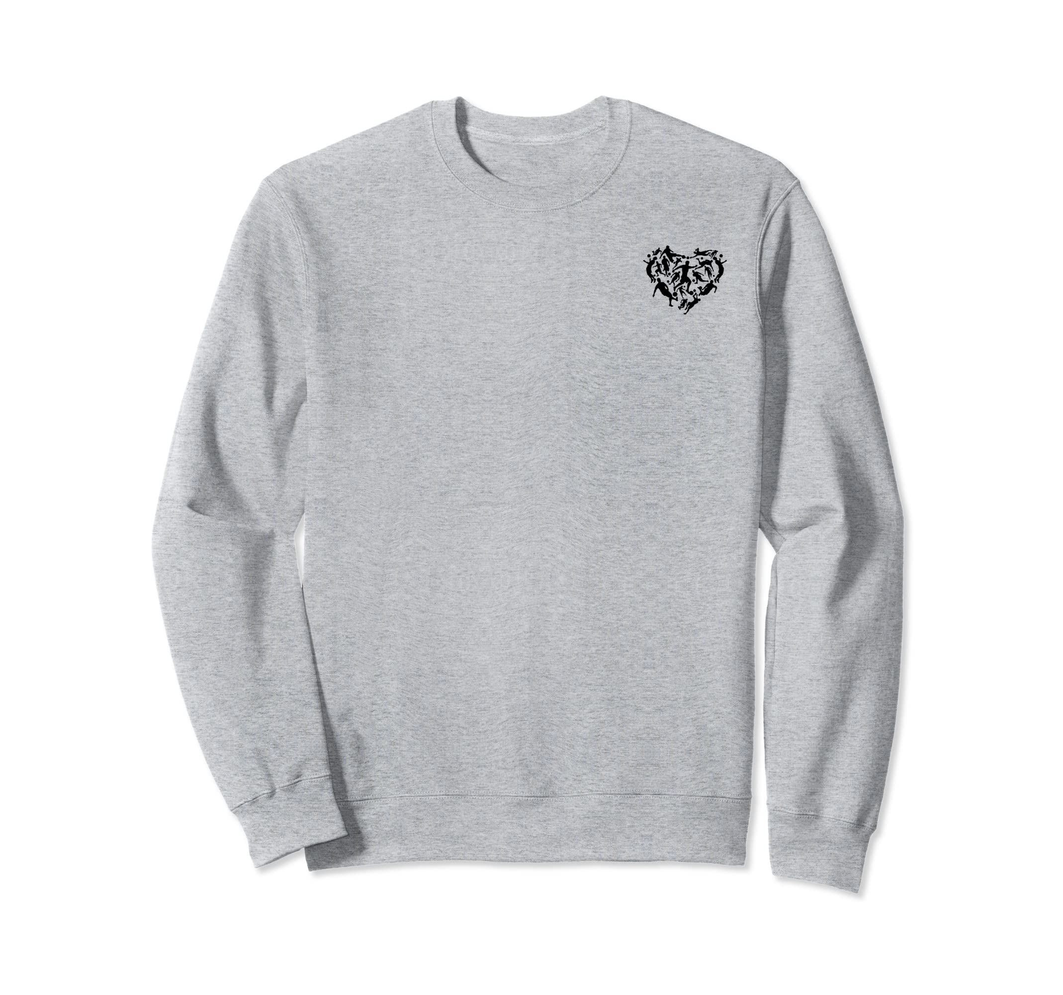Playing Soccer Heart Soccer Player Sweatshirt - Streetwear Style Unisex - T-Shirt, Sweatshirt, Hoodie