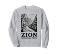 Zion National Park Outdoor Camping Sweatshirt - Trendy Graphic Men Women - T-Shirt, Sweatshirt, Hoodie