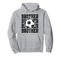Soccer Brother Cracked Wall Family Hoodie - Novelty Apparel for Adults - T-Shirt, Sweatshirt, Hoodie
