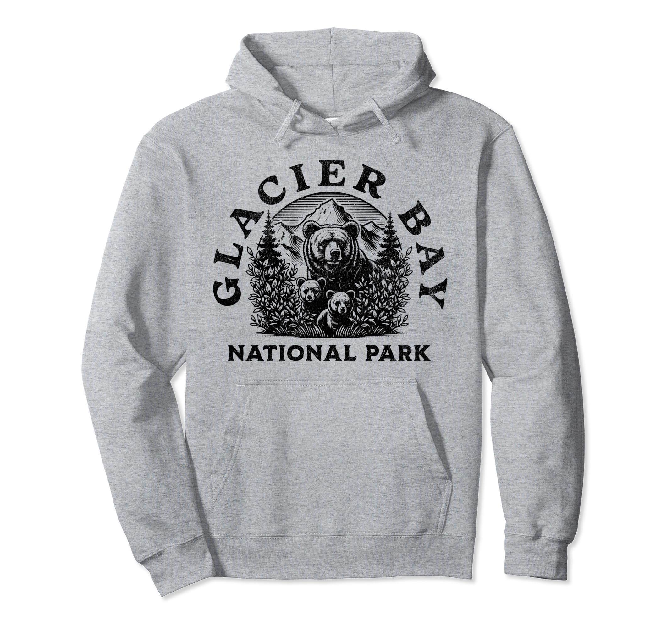 Glacier Bay National Park Alaska Usa Hoodie - Streetwear Style for Adults - T-Shirt, Sweatshirt, Hoodie
