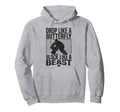 Ice Hockey Goalie Goalkeeper Drop Like Hoodie - Fun Novelty Design Unisex - T-Shirt, Sweatshirt, Hoodie
