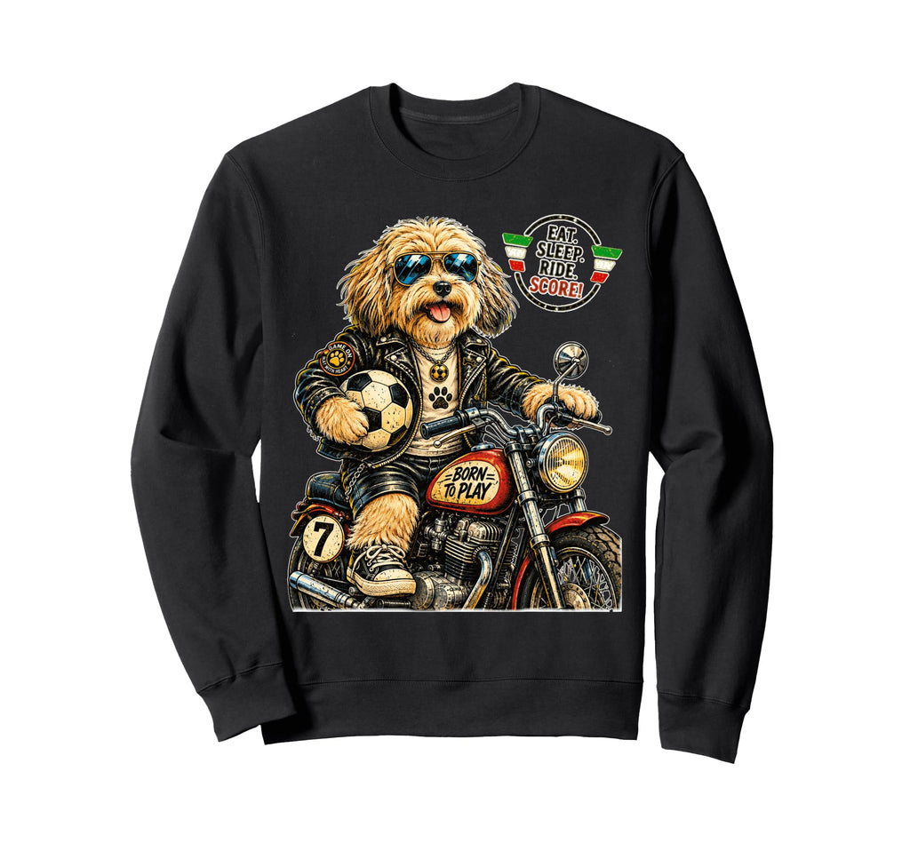 Havanese Ride Motorbike Love Sweatshirt - Aesthetic Graphic for Adults - T-Shirt, Sweatshirt, Hoodie
