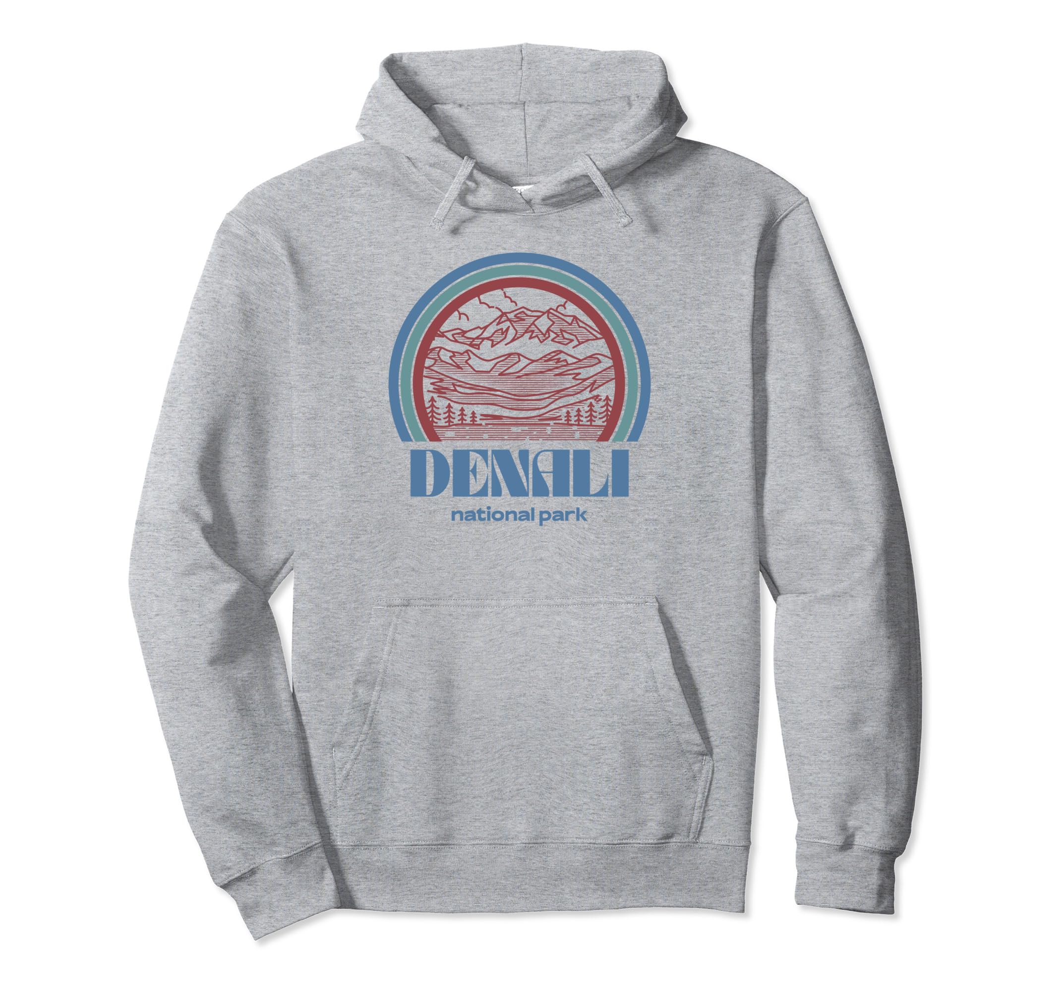 Denali National Park Outdoor Hiking Hoodie - Casual Everyday Wear Unisex - T-Shirt, Sweatshirt, Hoodie
