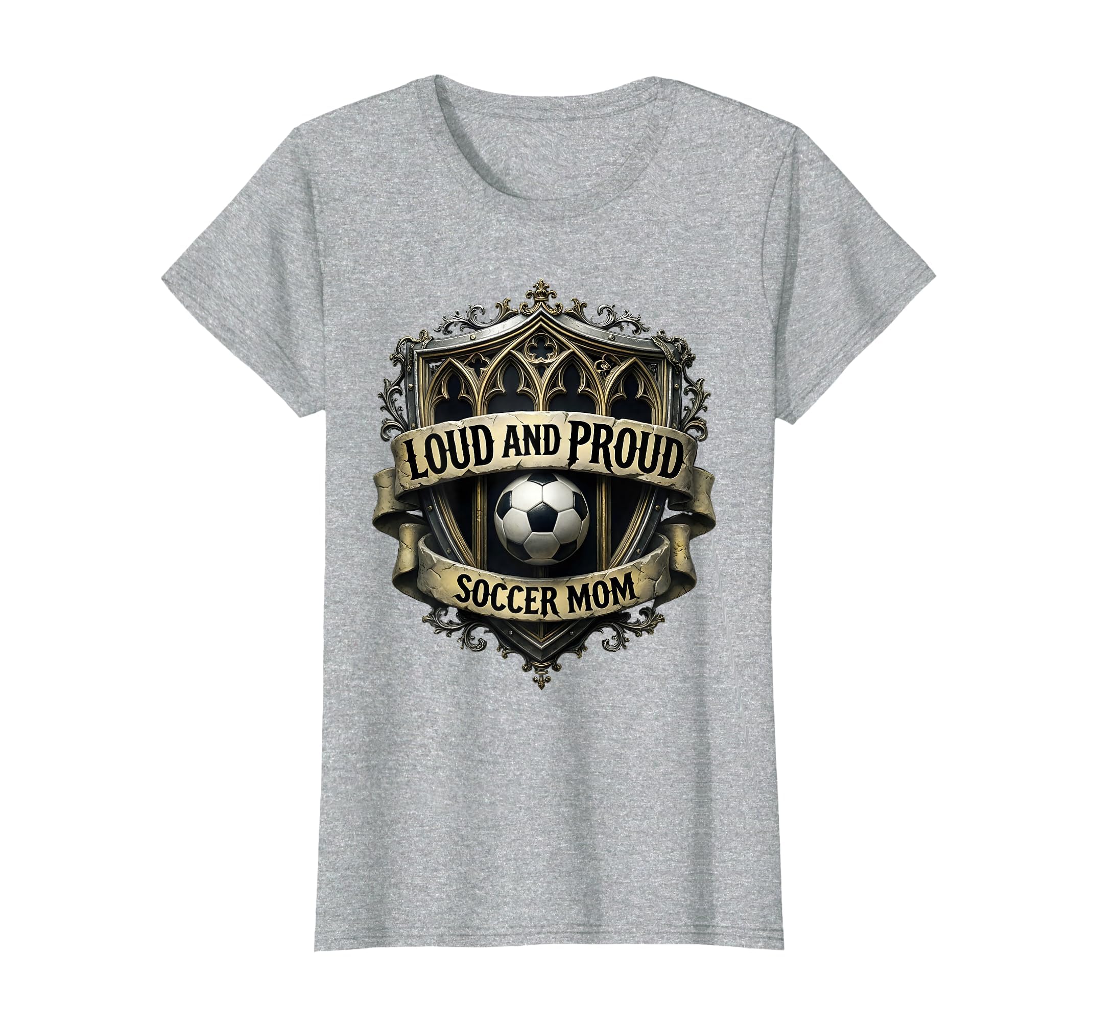 Loud And Proud Soccer Mom T-Shirt - Novelty Apparel Men Women - T-Shirt, Sweatshirt, Hoodie