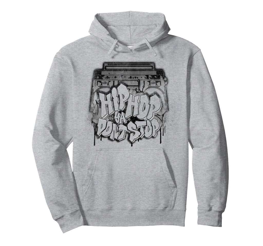 Hip Hop Ya Dont Stop Old School 80S 90S Hoodie - Graphic Print for Adults - T-Shirt, Sweatshirt, Hoodie