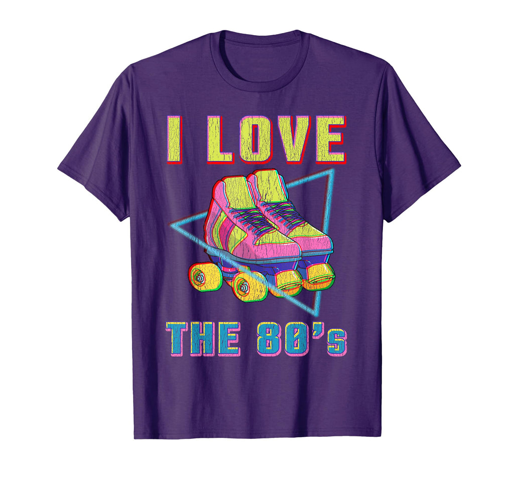 80S Rollerskates Roller Skating Disco T-Shirt - Custom Art Print Unisex - T-Shirt, Sweatshirt, Hoodie