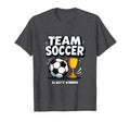 Team Soccer Always Winning Athletic T-Shirt - Minimalist Print Men Women - T-Shirt, Sweatshirt, Hoodie