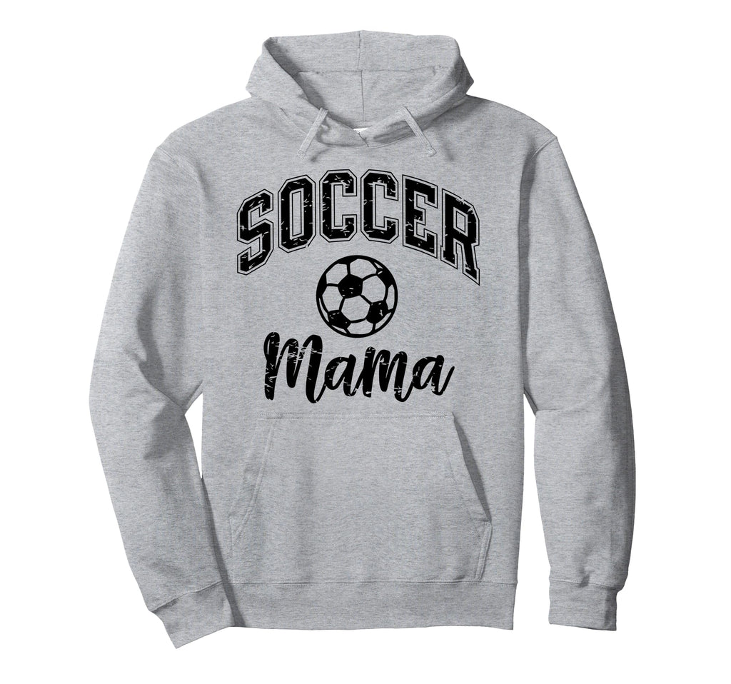 Soccer Mom Life Distressed Hoodie - Casual Everyday Wear for Adults - T-Shirt, Sweatshirt, Hoodie