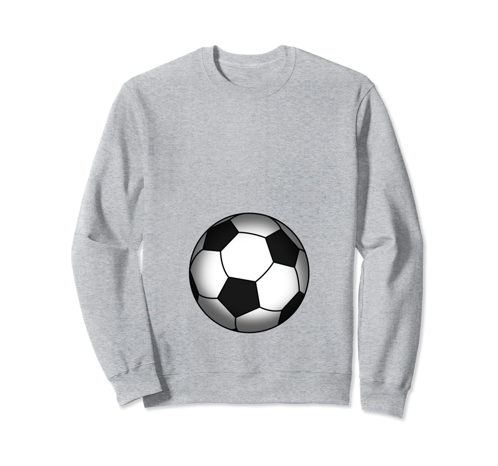 Funny Soccer Player Belly Pregnant Sweatshirt - Novelty Apparel for Adults - T-Shirt, Sweatshirt, Hoodie