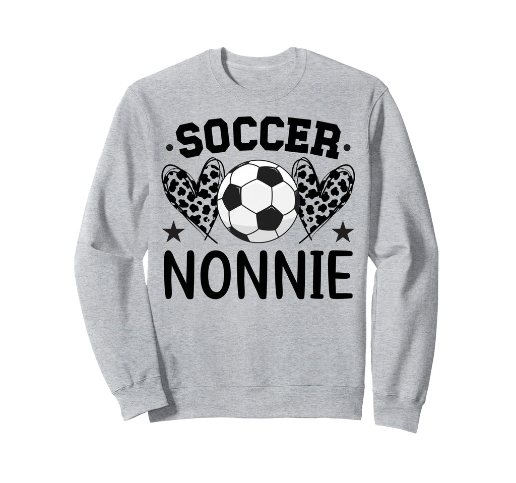 Soccer Nonnie Hearts Nonnie Sweatshirt - Casual Everyday Wear Unisex - T-Shirt, Sweatshirt, Hoodie