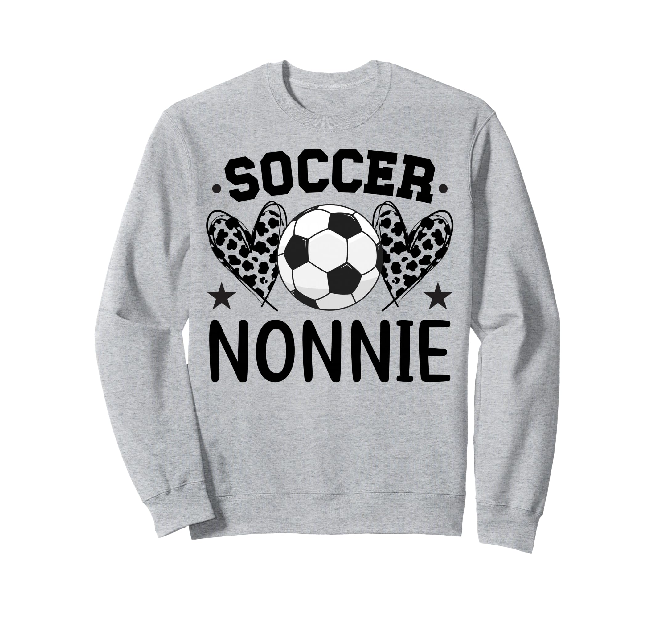 Soccer Nonnie Hearts Nonnie Sweatshirt - Casual Everyday Wear Unisex - T-Shirt, Sweatshirt, Hoodie