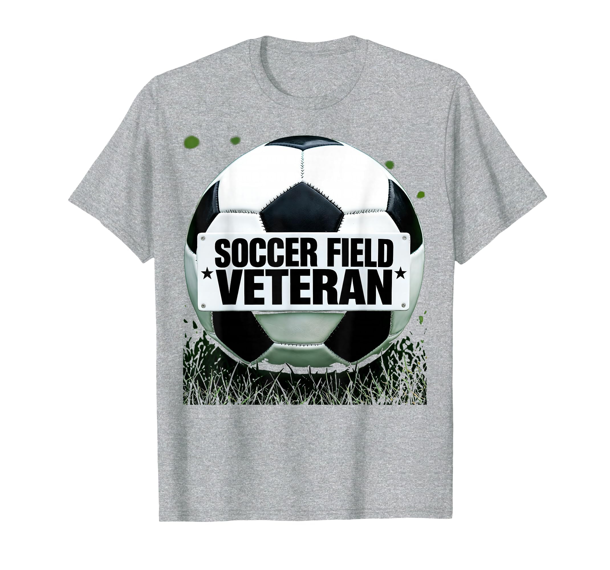 Soccer Field Veteran Soccer Mom T-Shirt - Fun Novelty Design Men Women - T-Shirt, Sweatshirt, Hoodie