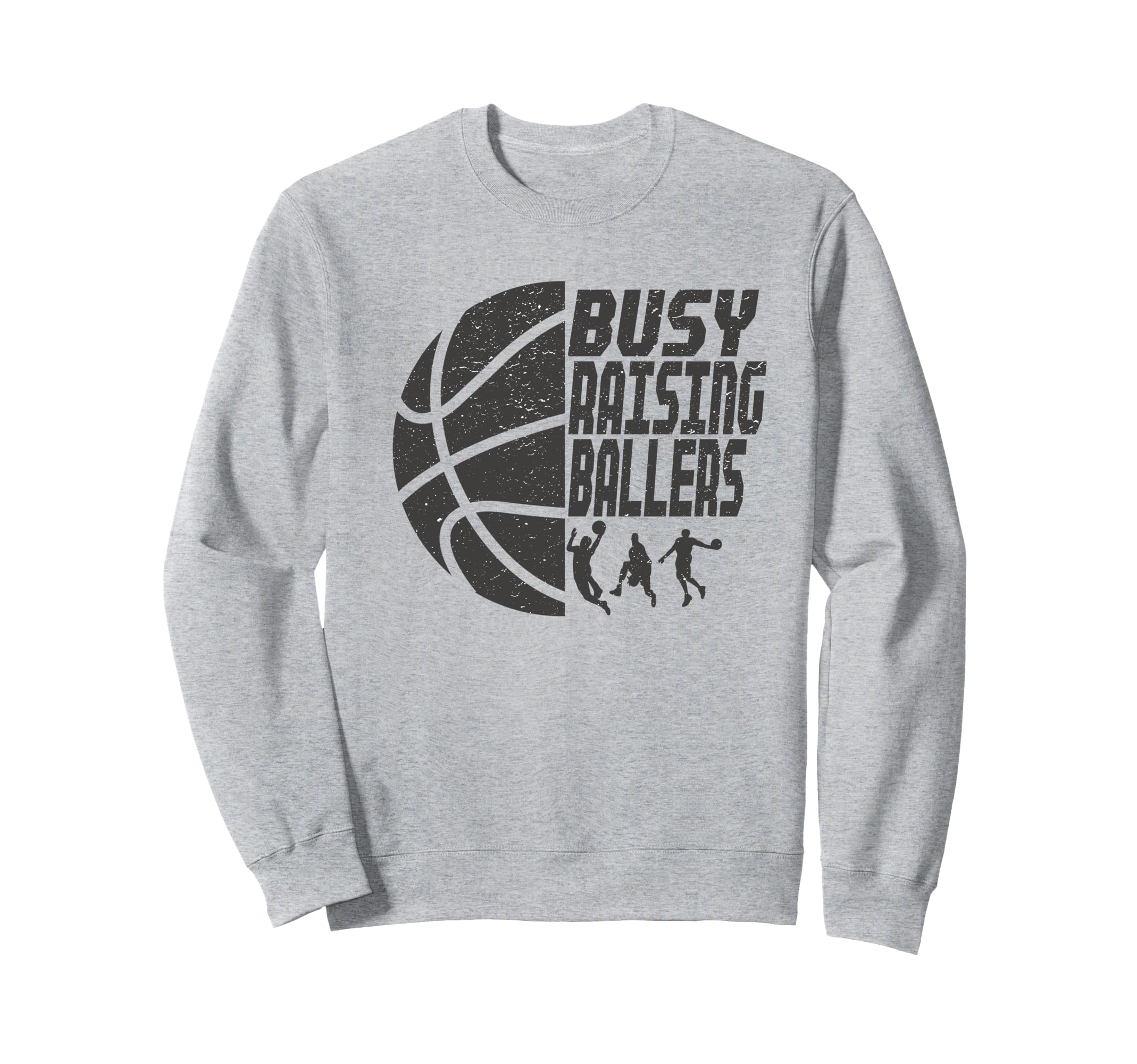 Busy Raising Ballers Basketball Dad Sweatshirt - Custom Art Print Unisex - T-Shirt, Sweatshirt, Hoodie