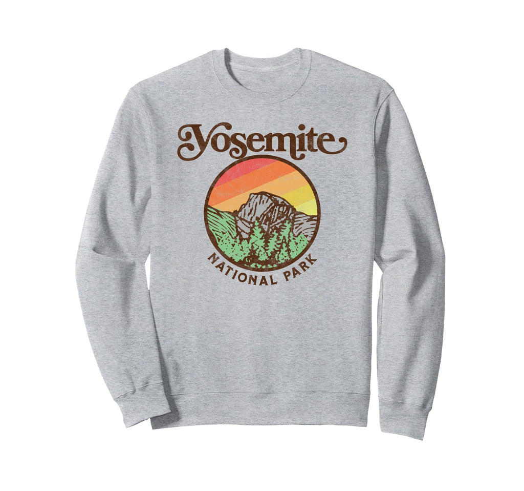 Yosemite National Park 60S Half Sweatshirt - Streetwear Style Men Women - T-Shirt, Sweatshirt, Hoodie