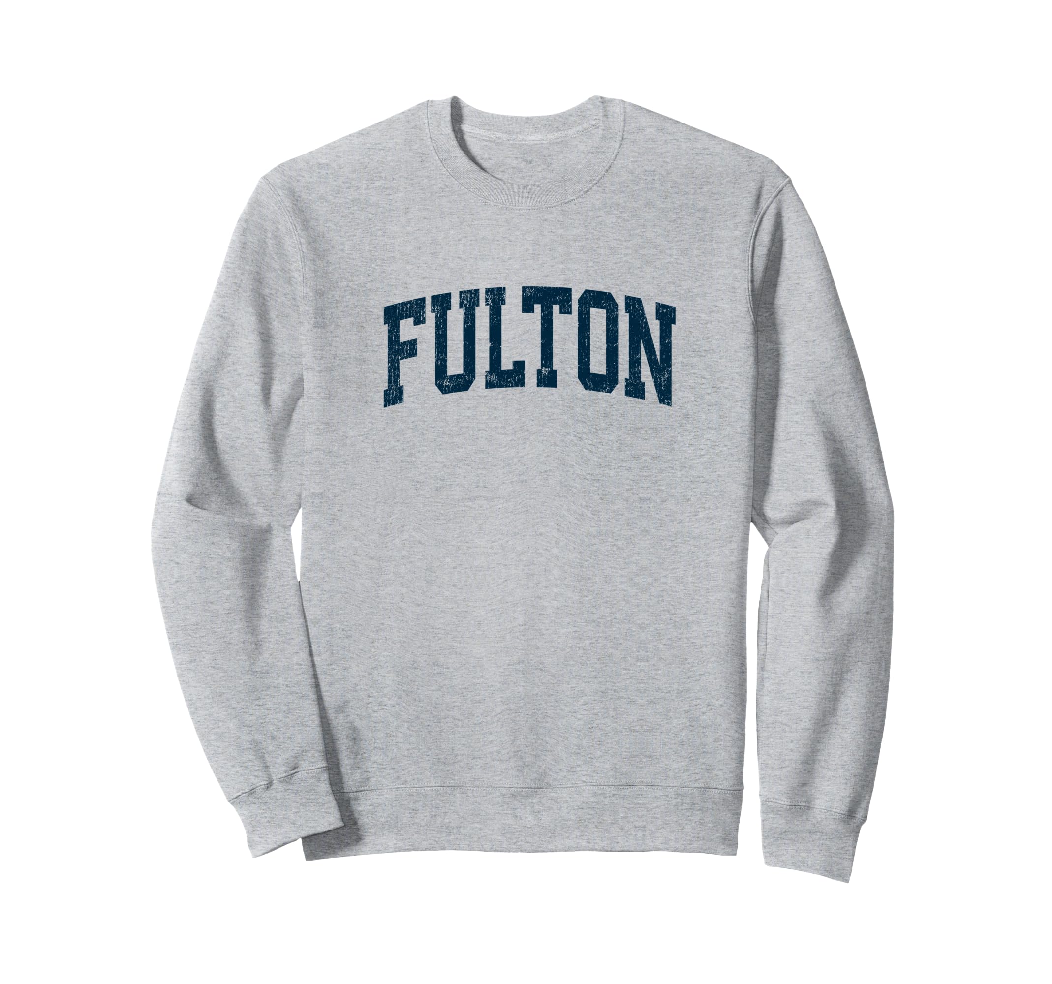 Fulton New York Ny Athletic Sports Sweatshirt - Trendy Graphic for Adults - T-Shirt, Sweatshirt, Hoodie